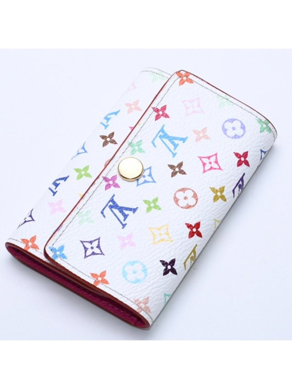 Louis Vuitton Key Case Multicolor White Takashi Murakami Collaboration - Picture 3 of 16